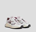 Dsquared2 - SNEAKERS BLANCOS CON VINOTINTO DEPORTIVOS CON DETALLE DE HOJA DE MAPLE