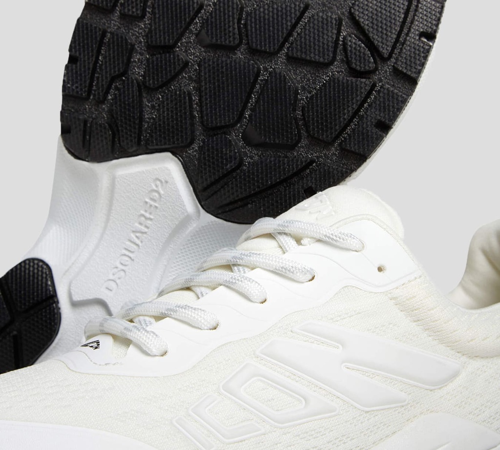 Dsquared2 - SNEAKERS DEPORTIVOS RUNNING BLANCOS CON LOGO ICON