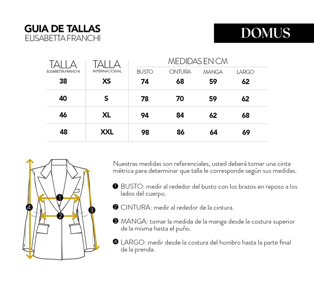 Elisabetta Franchi - BLAZER PARA DAMA