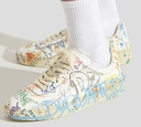 Dsquared2 - SNEAKERS BLANCO CON ESTAMPADO DE GRAFFITI COLORIDO