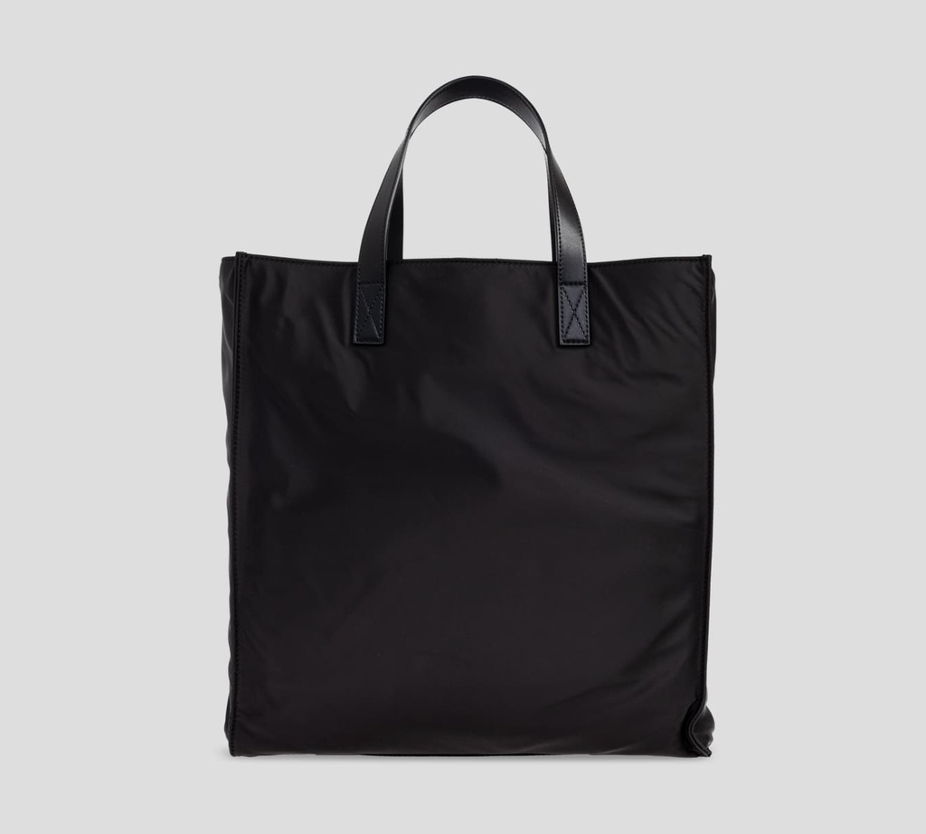 Dsquared2 - SHOPPING BAG NEGRA REFLECTIVA CON LOGO FRONTAL