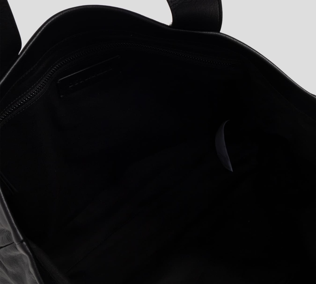 Dsquared2 - CARTERA NEGRA DE CUERO CON LOGO ICON GRABADO