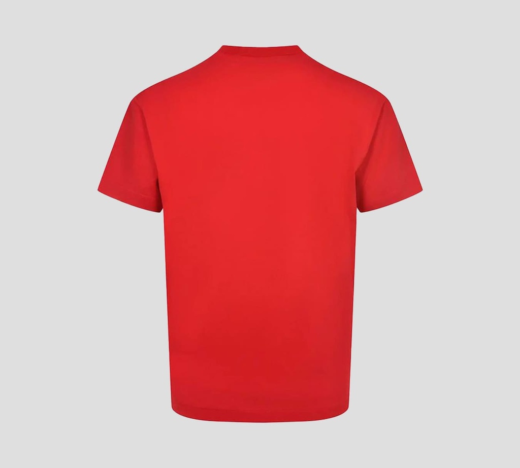 Dsquared2 - FRANELA ROJA CON LETRAS AZULES