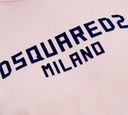 Dsquared2 - FRANELA ROSADA CUELLO REDONDO CON LOGO EN RELIEVE TEXTURIZADO EN GAMUZA