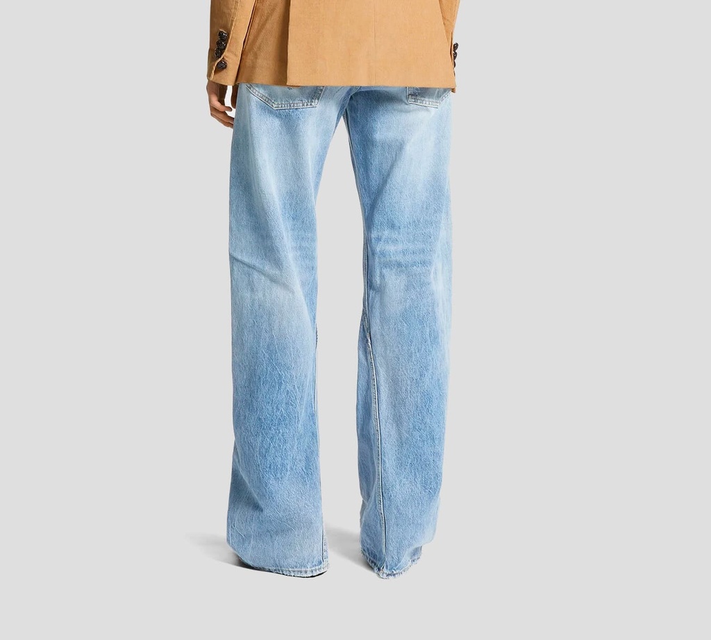 Dsquared2 - JEAN TWISTED AZUL CLARO CON COSTURAS Y DESTEÑIDOS