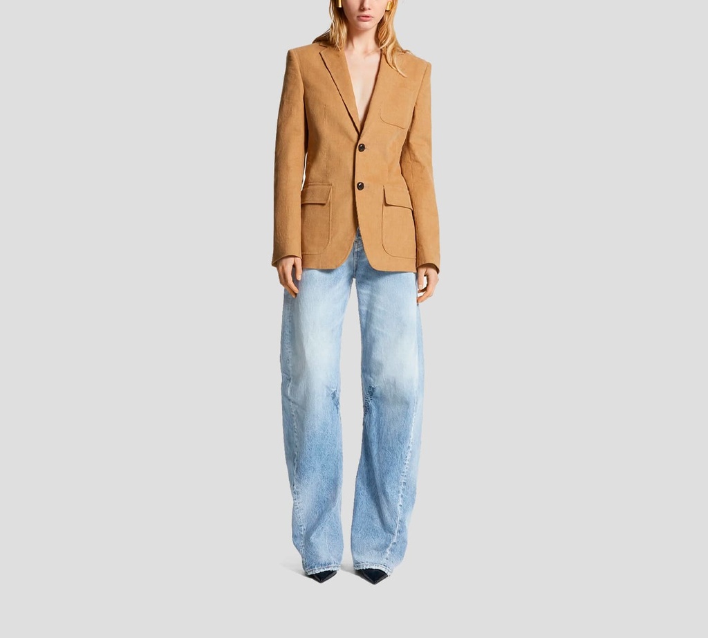 Dsquared2 - JEAN TWISTED AZUL CLARO CON COSTURAS Y DESTEÑIDOS