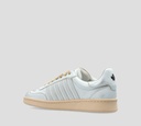 Dsquared2 Icon - ZAPATO BLANCO CON SUELA MARRON Y DESGASTE PLATEADO