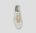 Dsquared2 Icon - ZAPATO BLANCO CON SUELA MARRON Y DESGASTE PLATEADO