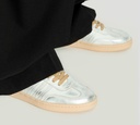 Dsquared2 Icon - ZAPATO BLANCO CON SUELA MARRON Y DESGASTE PLATEADO