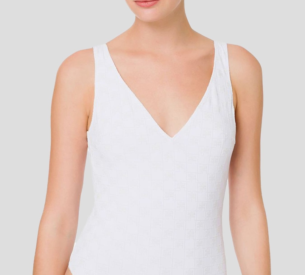 Elisabetta Franchi - TRAJE DE BANO COMPLETO CON TEXTURA