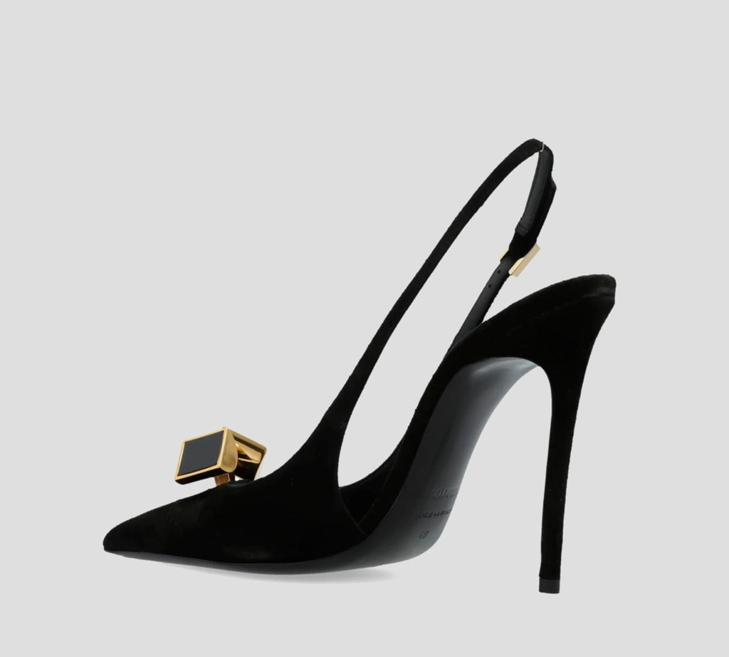 Dsquared2 Icon - STILLETOS MULES CON PIEDRAS EN PUNTA