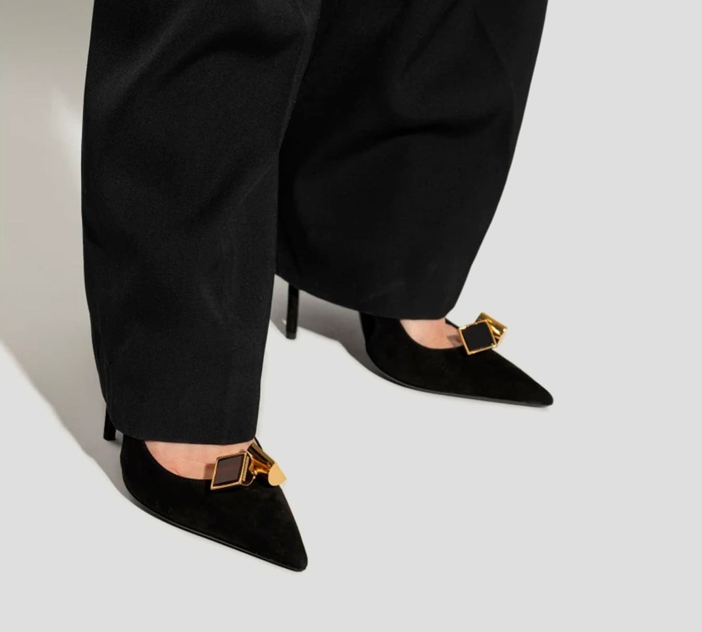 Dsquared2 Icon - STILLETOS MULES CON PIEDRAS EN PUNTA