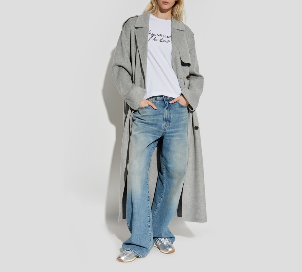 Dsquared2 - FRANELA CUELLO REDONDO BLANCA BABES