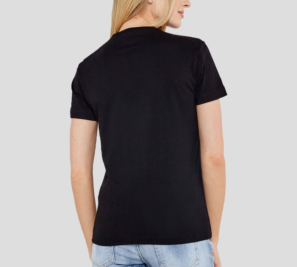 Dsquared2 - FRANELA CUELLO REDONDO NEGRA BABES