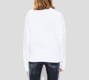 Dsquared2 - SWEATER CLÁSICO CUELLO REDONDO BLANCO BABES