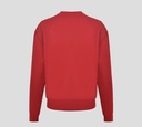 Dsquared2 - SWEATER CUELLO REDONDO CLÁSICO ROJO CON LOGO ESTAMPADO