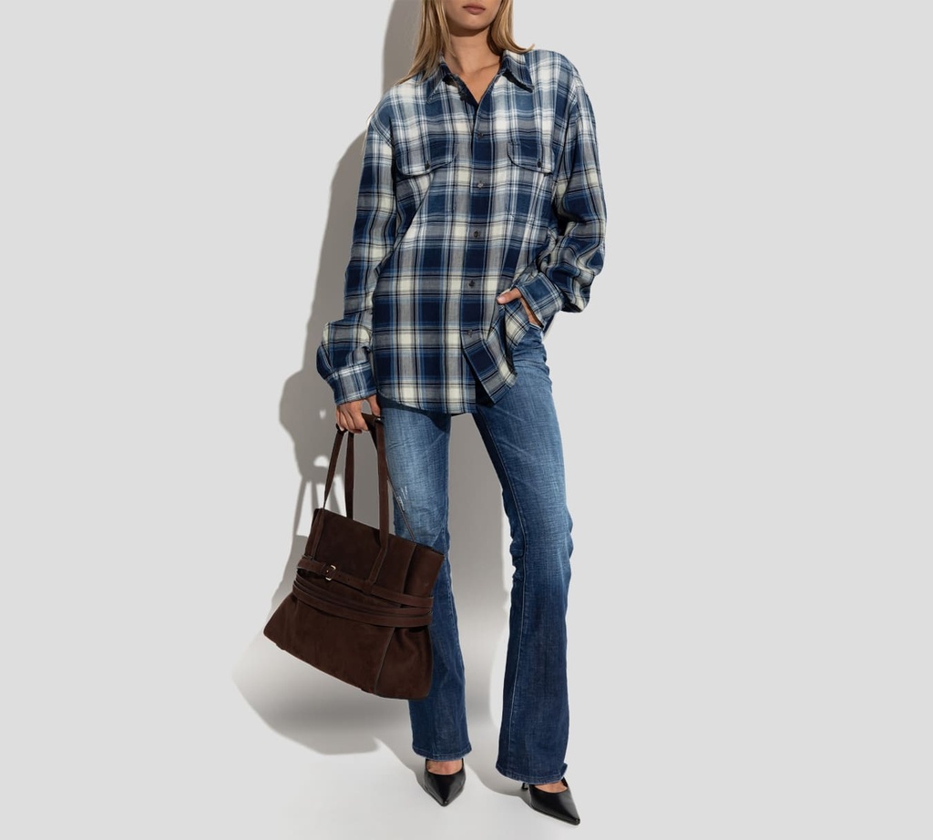 Dsquared2 - BLUEJEAN CORTE RECTO CON PEQUEÑAS RASGADURAS