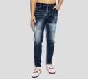 Dsquared2 - JEAN OSCURO PRELAVADOS CON RASGADURAS DE DESGASTE 