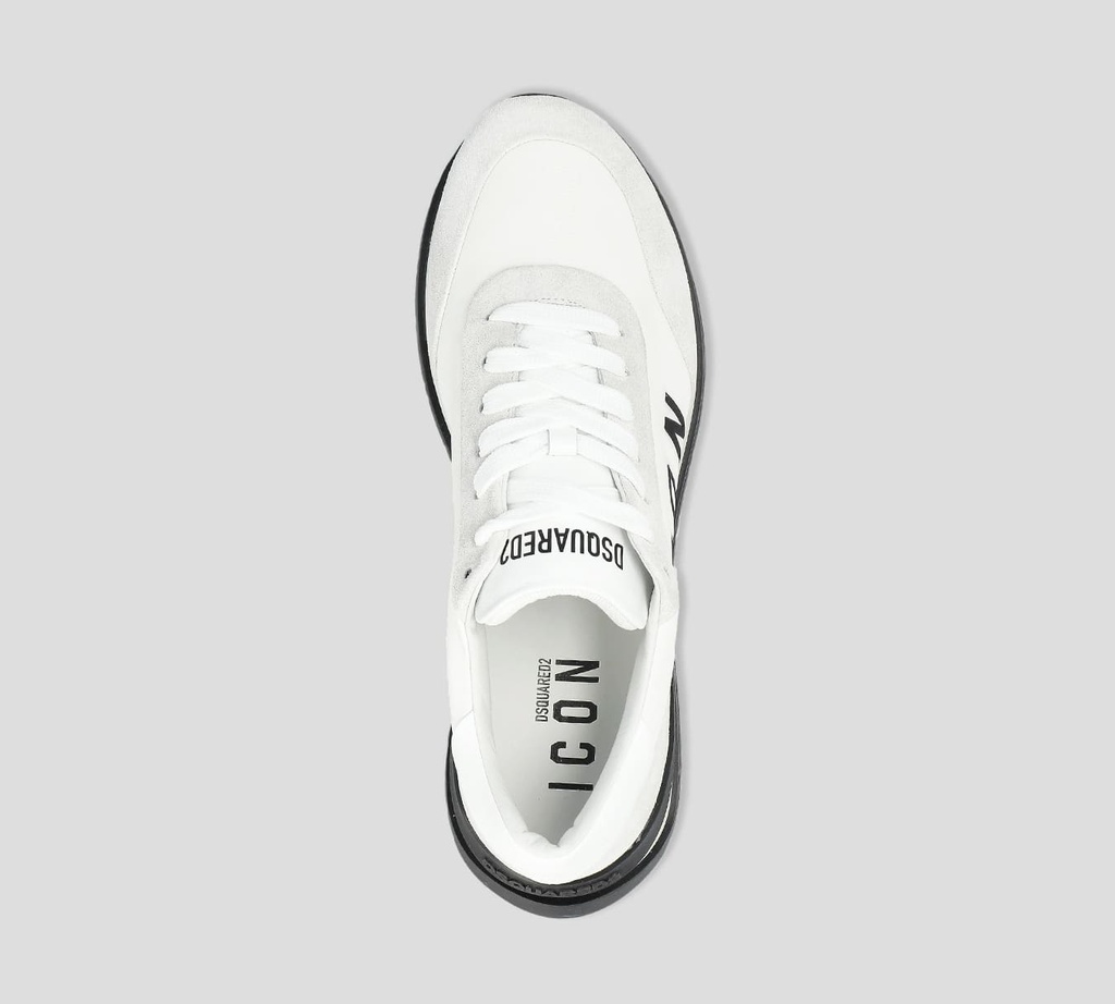 Dsquared2 Icon - SNEAKERS DEPORTIVOS ICON CON DETALLES EN TELA GAMUZADA