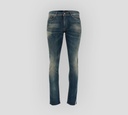 Saint Laurent - SKINNY JEANS CON PRELAVADO Y RUEDOS RASGADOS