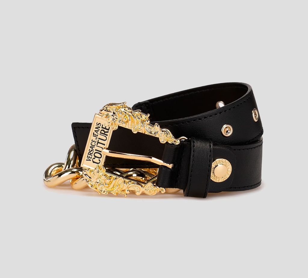 Versace Jeans Couture - CORREA EN COMBINACIÓN DE CADENA Y CUERO