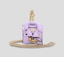 Moschino - MONEDERO "BIKER" MINI CON CADENA DORADA
