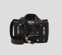 Moschino - CARTERA "BIKER" EN CUERO SUAVE MATE