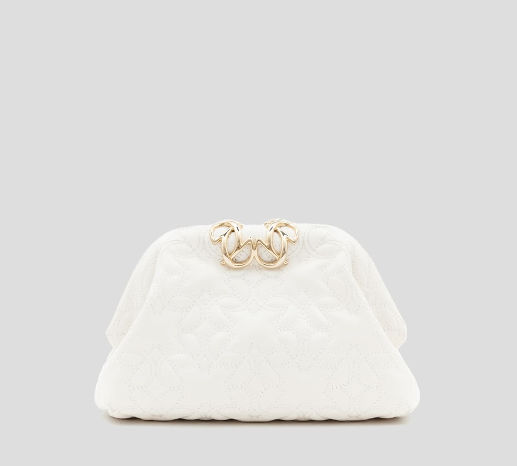 Elie Saab - CARTERA SOBRE MATELASSÉ DE CUERO