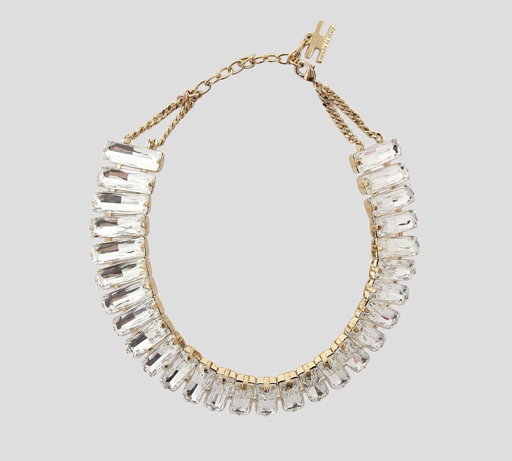 Elisabetta Franchi - GARGANTILLA DE CRISTAL