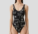 Elisabetta Franchi - TRAJE DE BAÑO ENTERO CON ESTAMPADO DE LOGO