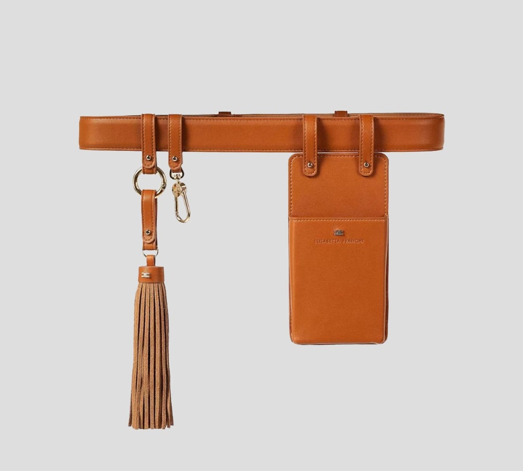 Elisabetta Franchi - CINTURÓN CON PORTA CELULAR