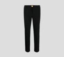 Moschino - PANTALÓN CLÁSICO DE VESTIR CON BOTÓN Y CORDONES LATERALES DORADOS