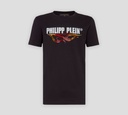 Philipp Plein - FRANELA PP COLOR MARRÓN OSCURO CON LOGO EN PEDRERÍA