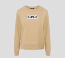 Elisabetta Franchi - SWEATER CUELLO REDONDO CON BORDADO ELISABETTA SOBRE EL PECHO