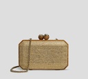 Elie Saab - CARTERA MINAUDIERE DE YUTE CON CADENA