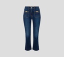 Elisabetta Franchi - JEANS PESCADORES CON BOLSILLOS AL FRENTE