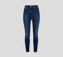 Elisabetta Franchi - SKINNY JEANS BÁSICO CON PLACA SOBRE BOLSILLO TRASERO