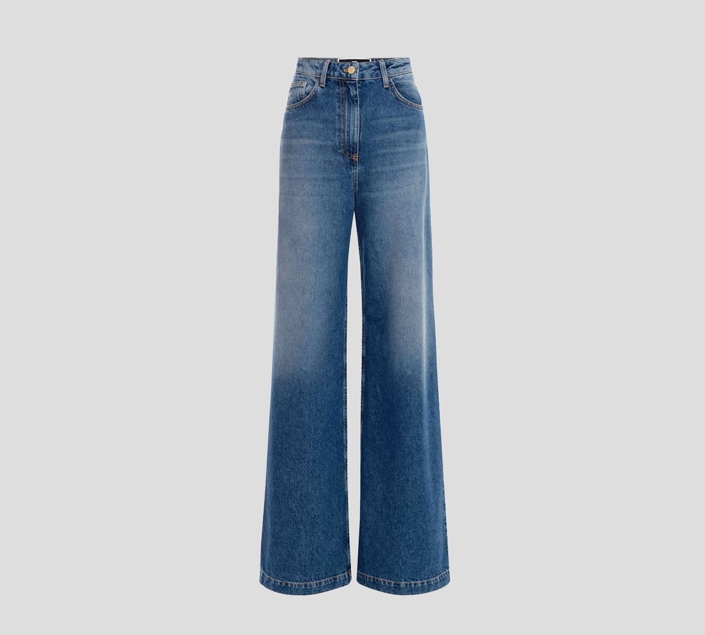 Elisabetta Franchi - MOM JEANS ANCHOS CORTE RECTO