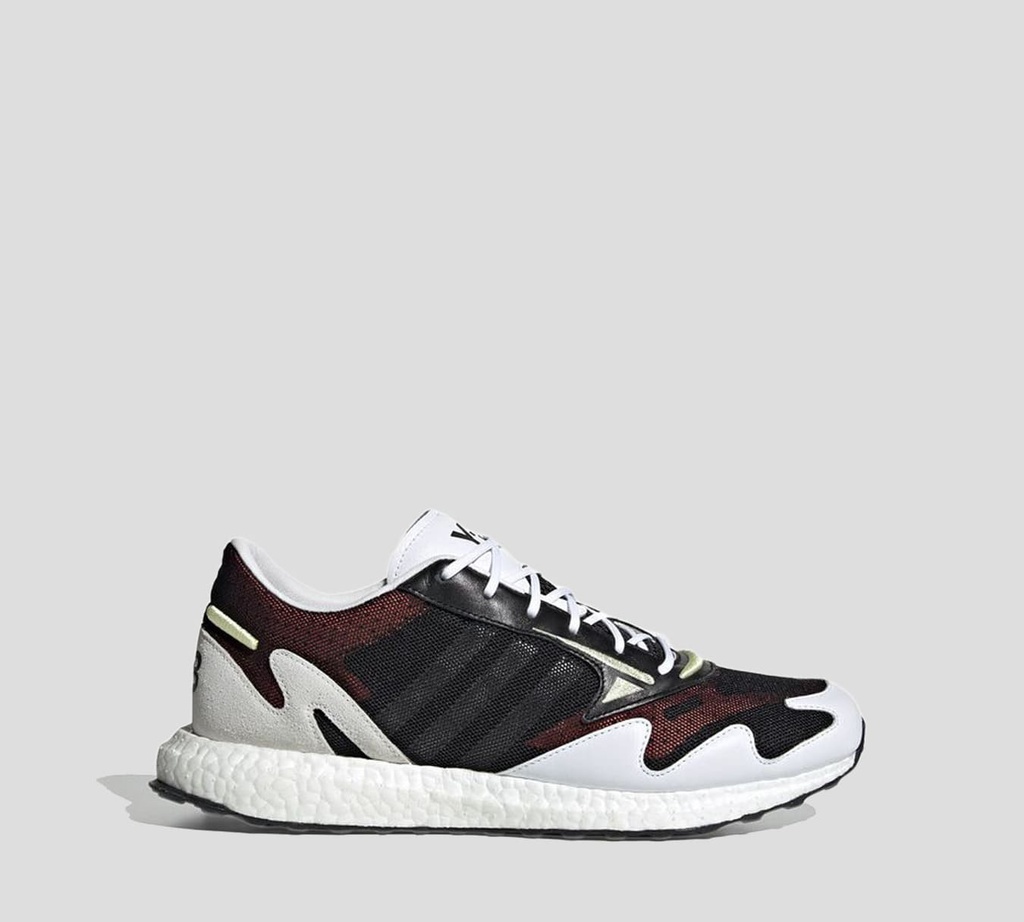 Y-3 x ADIDAS - SNEAKERS RUNNERS EN MALLA Y CUERO DEPORTIVO
