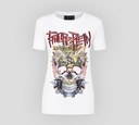 Philipp Plein - FRANELA CUELLO REDONDO CON CALAVERA FLOREADA