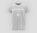Balmain - FRANELA CUELLO REDONDO CON LOGO FRONTAL