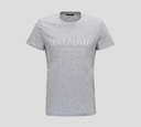 Balmain - FRANELA CUELLO REDONDO CON LOGO FRONTAL SESGADO