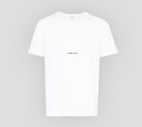 Saint Laurent - FRANELA BÁSICA CUELLO REDONDO CON LOGO ESTAMPADO