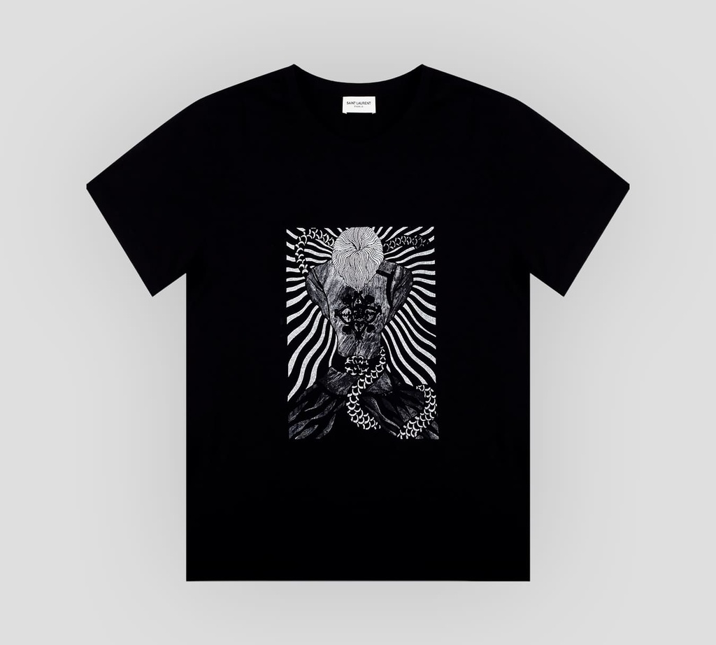 Saint Laurent - FRANELA CUELLO REDONDO MAN VS. SNAKE