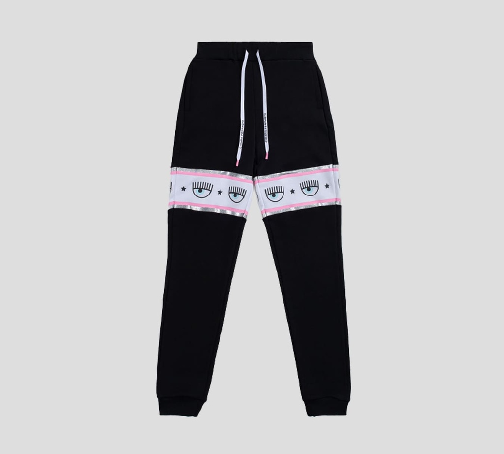 Chiara Ferragni - MONO JOGGER MAXILOGO CON DOBLE BOLSILLO LATERAL Y AJUSTADOR EN LA CINTURA