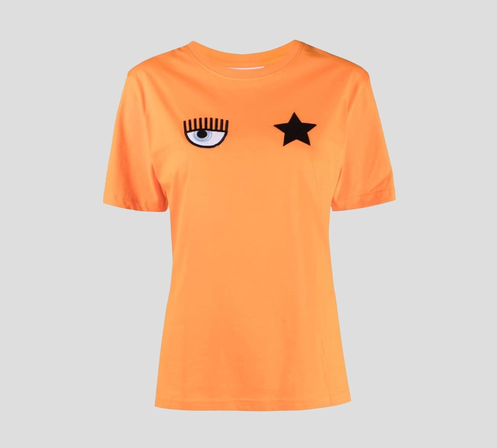 Chiara Ferragni - FRANELA CUELLO REDONDO CON OJO Y ESTRELLA BORDADOS SOBRE EL PECHO