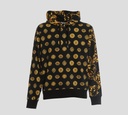 Versace Jeans Couture - SWEATER HOODIE CON ESTAMPADO GARLAND Y DE MONEDAS