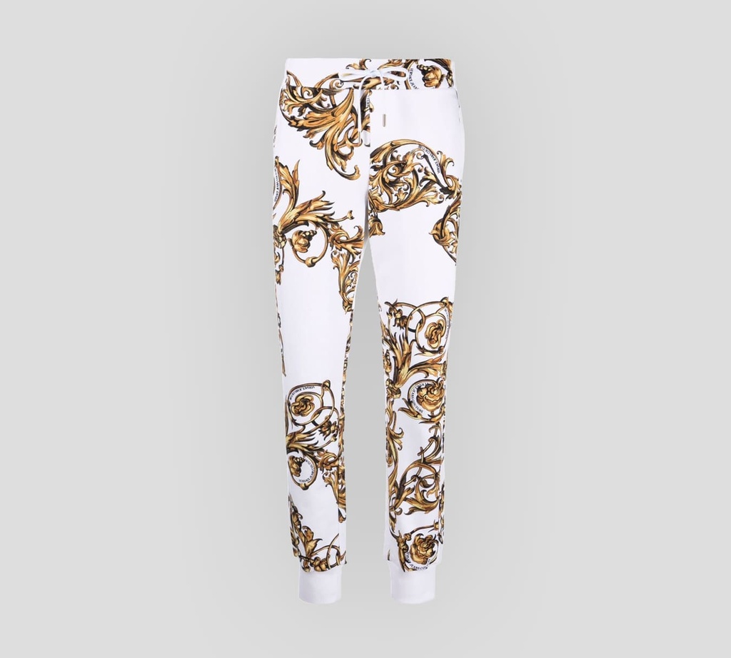 Versace Jeans Couture - JOGGER CON AJUSTABLE A LA CINTURA Y ESTAMPADO GARLAND