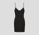 Versace Jeans Couture - MINI VESTIDO STRETCH DE TIRAS CEÑIDO AL CUERPO