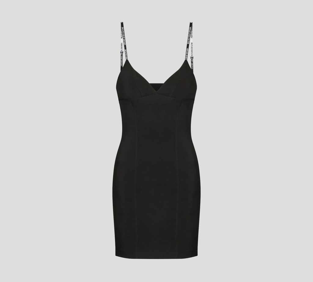 Versace Jeans Couture - MINI VESTIDO STRETCH DE TIRAS CEÑIDO AL CUERPO